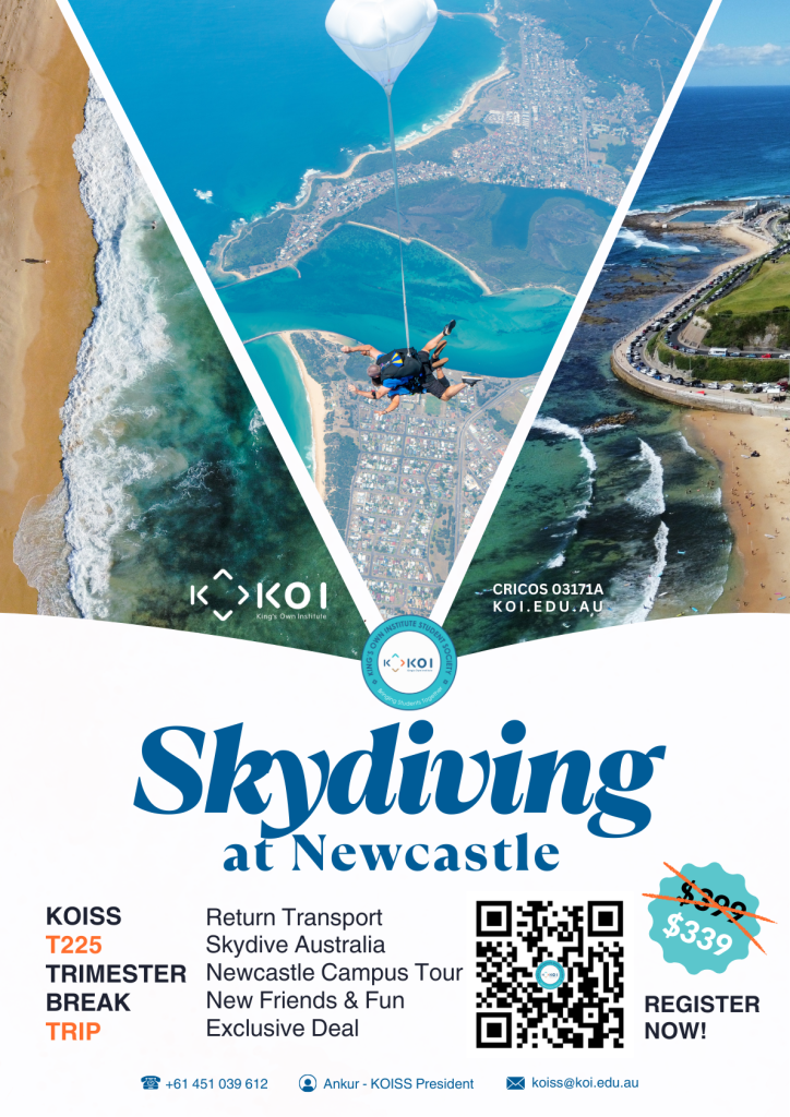 KOISS Trimester Break Trip: Skydiving event photo 1