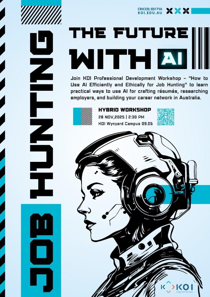 KOI P.D Workshop: How to Use AI Efficiently and Ethically for Job Hunting event photo 1