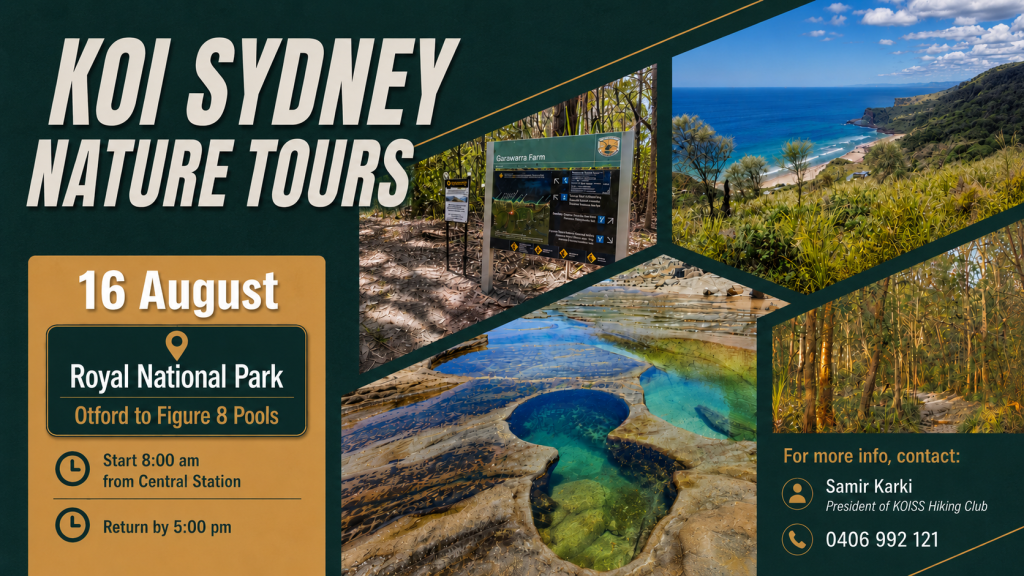 KOISS Sydney Nature Tour: Figure 8 Pools Hike event photo 1